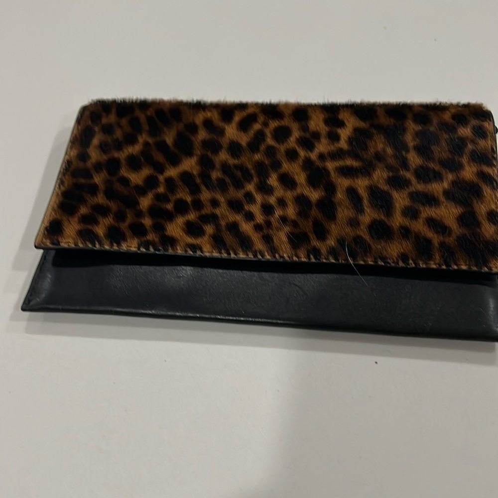 Rebecca Minkoff leopard clutch